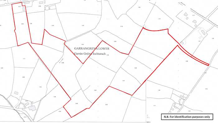 Lands comprised within, Folio TY51394F, Garrangerena, Borrisoleigh, Co Tipperary 1/1