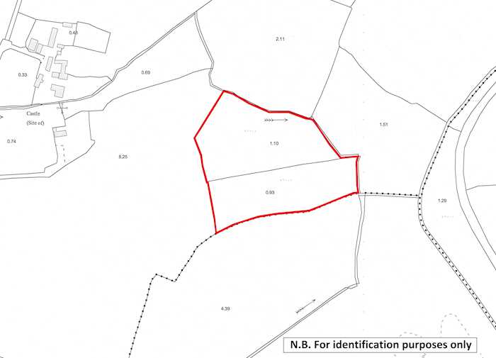 Land comprised within Folio WX51651F, Ballymaclare, New Ross, Co. Wexford 1/1